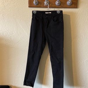 Black high waisted jeans